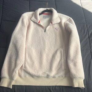 Guess Sherpa Quarter Zip